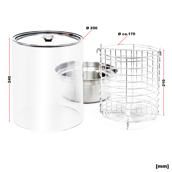 Macchina cuoci wurstel 450 Watt Contenitore per cottura a vapore Hot dog Scalda Panini