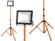 PROIETTORI A LED SMD BRIXO LUX CON TREPPIEDI 50W - 20000 ORE - 4000K LUCE FREDDA