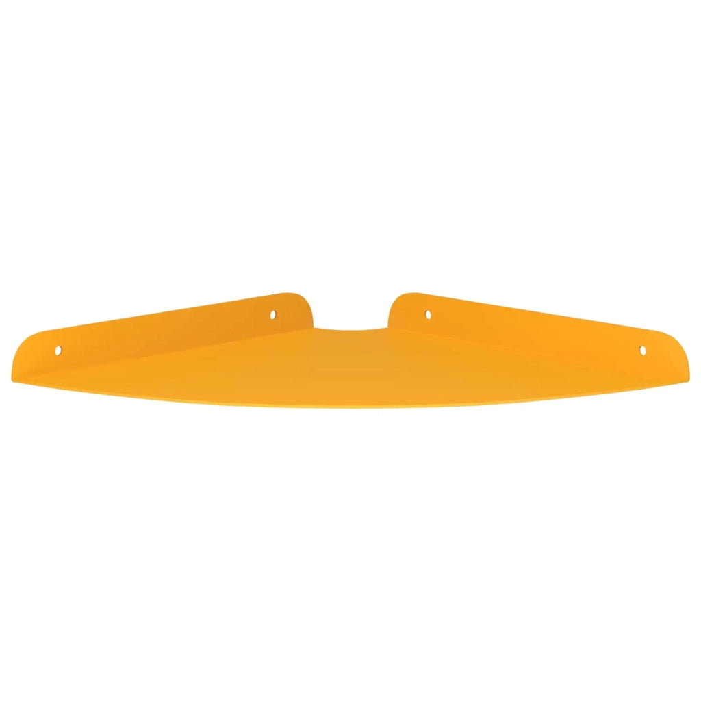 Mensola sospesa 2 pcs Giallo senape 24 x 24 x 2 cm
