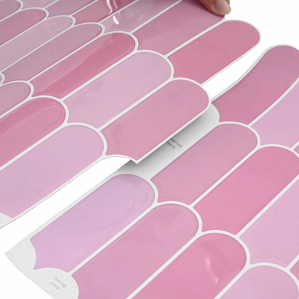 Piastrella Piuma 10 pcs Rosa 30 x 30 cm Poliuretano e PET