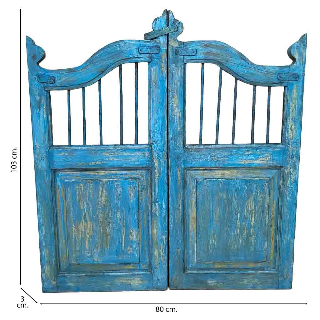 Porta in legno artigianale 80x3x103h cm