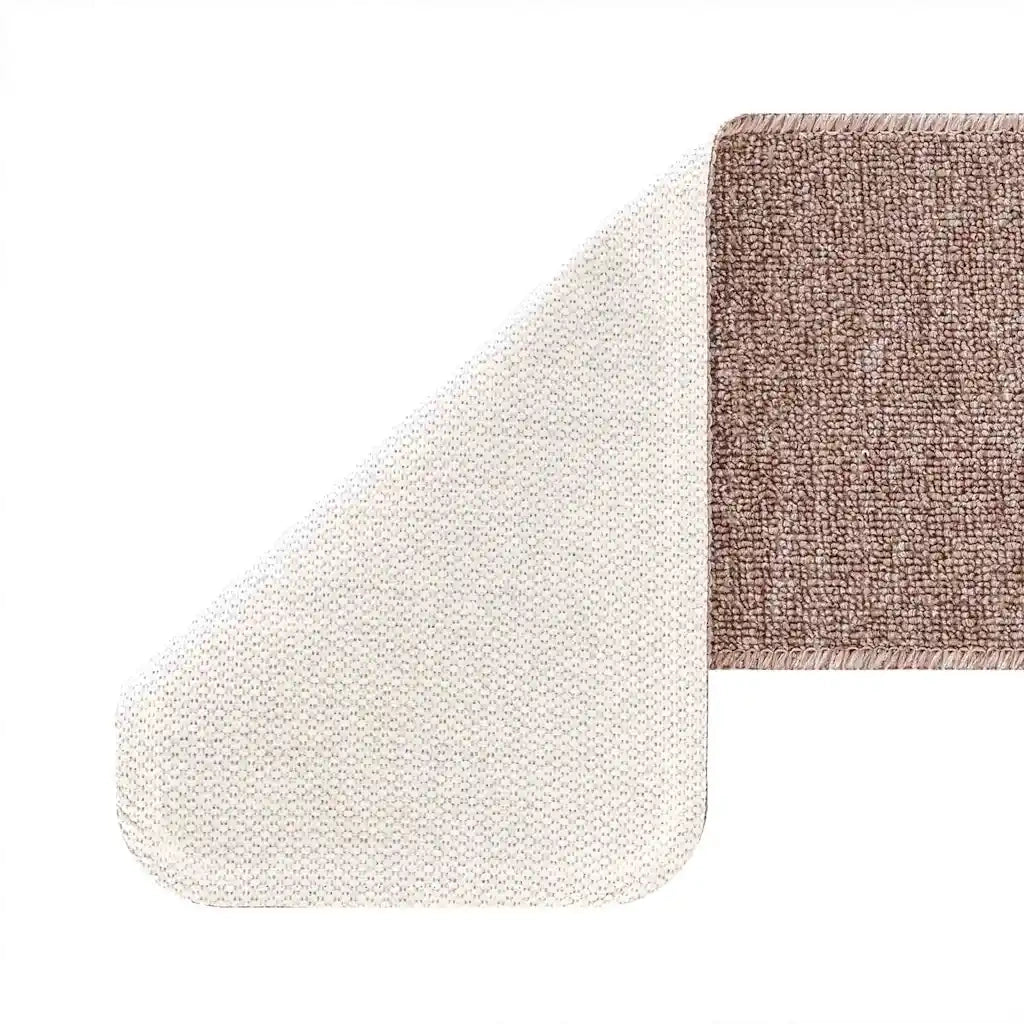 Tappetini Antiscivolo per Scale 15 pcs Marrone chiaro 4019804