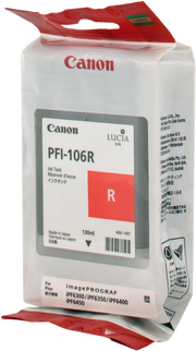 Canon PFI-106 R cartuccia d'inchiostro 1 pz Originale Rosso