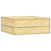 Tavolo da Giardino 75x75x31 cm in Legno di Pino Impregnato cod mxl 34353