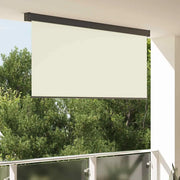 vidaXL Tenda a Rullo Esterna Striped Crema 220 x 250 cm Tessuto