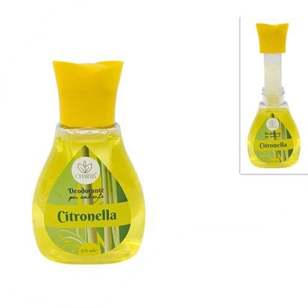 Trade Shop - Set 24pz Deodorante Per Ambiente Repelente Zanzare Alla Citronella Da 375ml 669464a -
