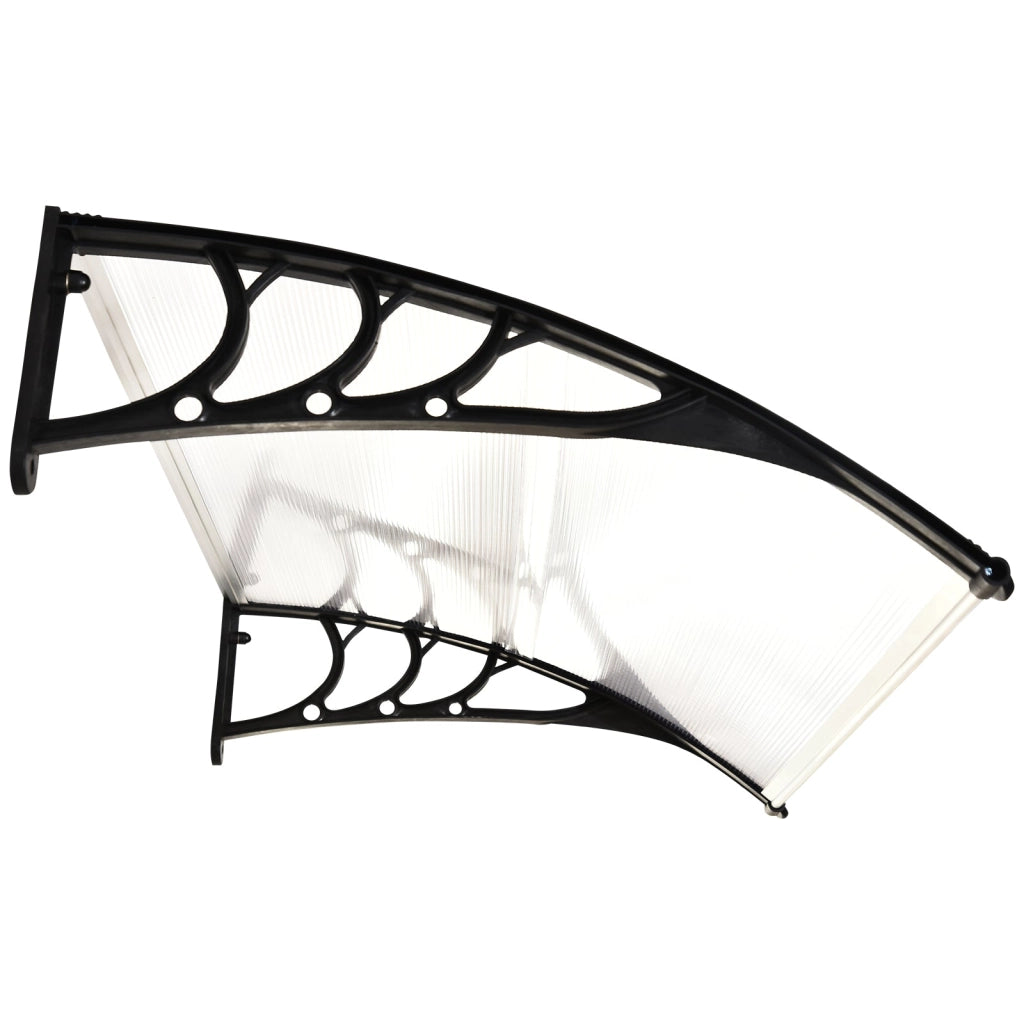 Pensilina Tettoia in Policarbonato 75x120 cm  Trasparente
