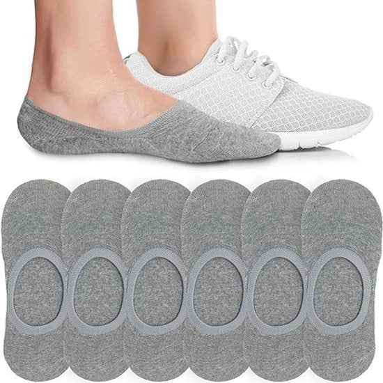 Sneakers per donna - 3 paia - Calze per allenamento - Calze normali sottili, respiranti - Antiscivolo e non sfregano la parte posteriore - Calze invisibili con antiusura