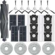Accessori per aspirapolvere robot Dreame X30 S30 - set di sostituzione per 21 pezzi, composto da: testa di aspirazione, spazzola, sacchetto di polvere.