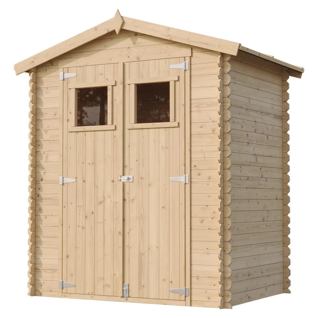 TIMBELA M367+M367G Casetta da Giardino in Legno - 1.98 m2
