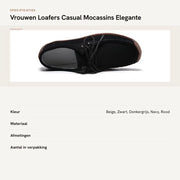 Scarpette da Tacco Basso per Donna - Slip-on - Mocassini - Moda Casual - Tacco Basso - Progettate per il Comfort