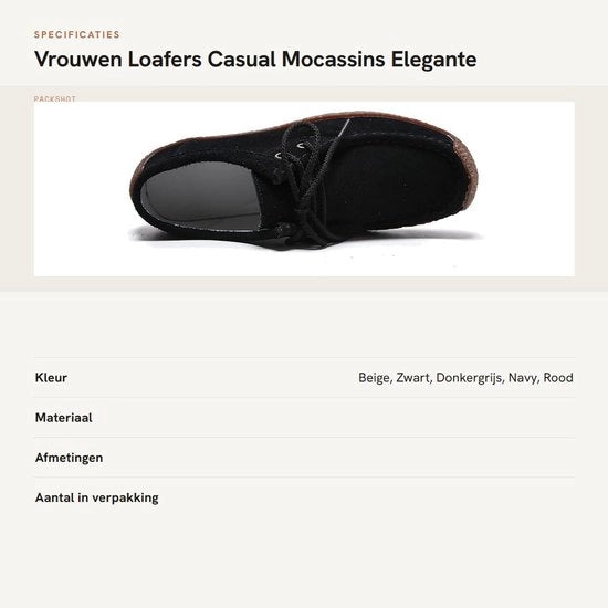 Scarpette da Tacco Basso per Donna - Slip-on - Mocassini - Moda Casual - Tacco Basso - Progettate per il Comfort
