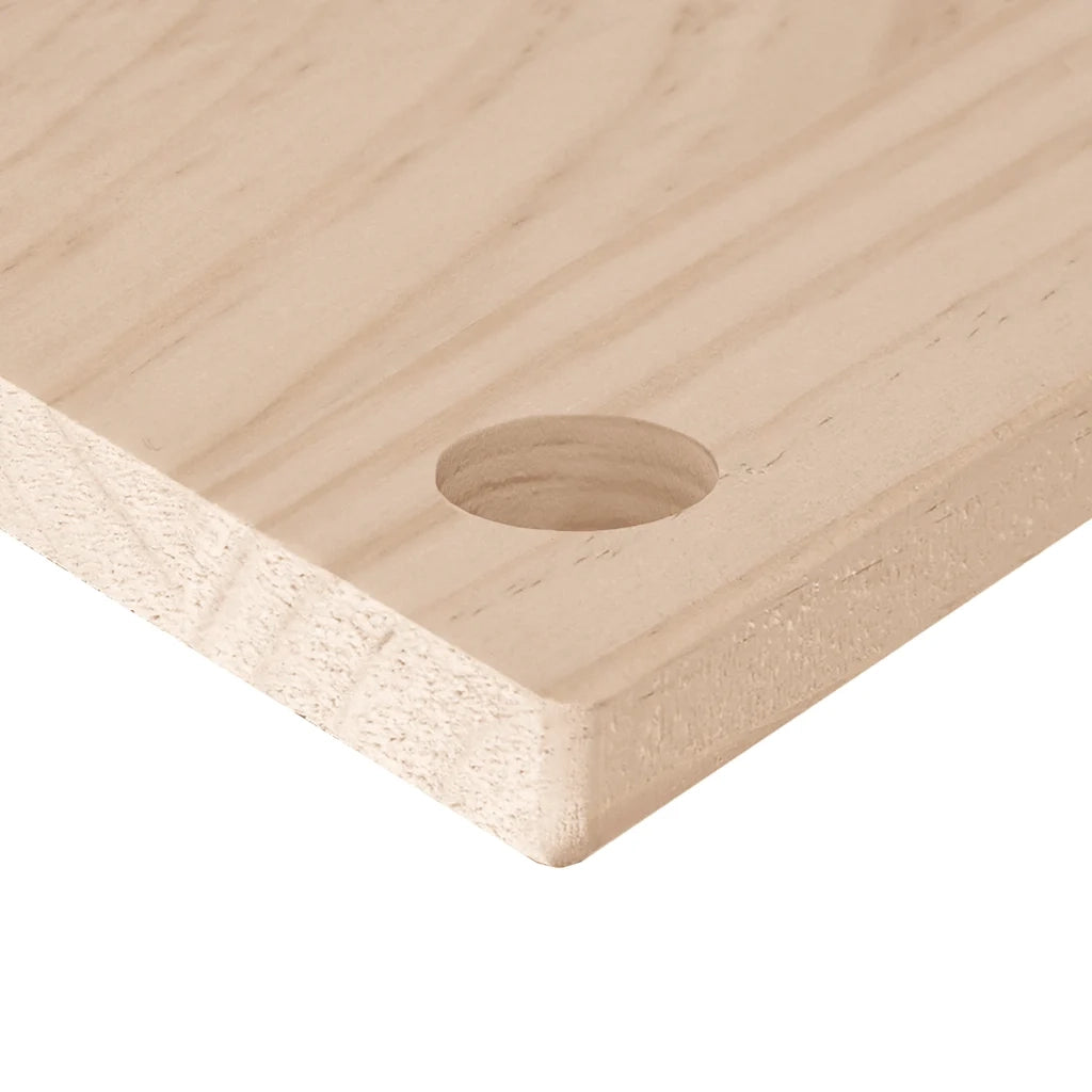 Piano Scrivania 80x40x2,5 cm in Legno Massello di Pino 824450