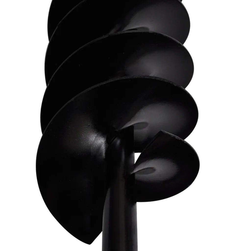 Trapano da Terra Punta Coclea 80 mm Due Spirali Acciaio Nero CFW9797128