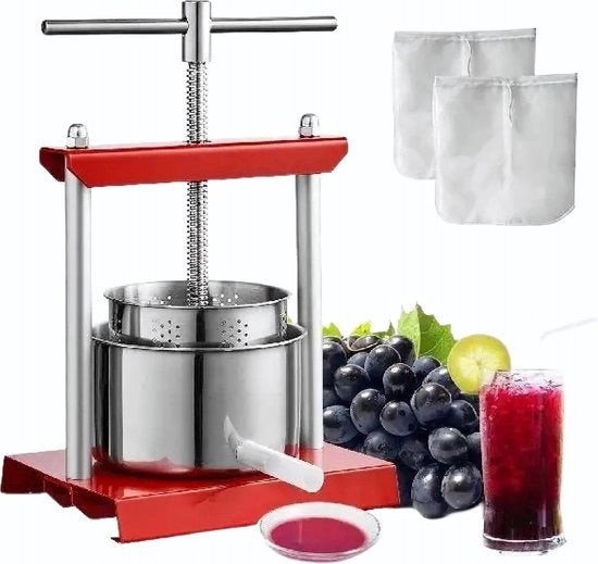 Espresso da Frutta Manuale 3 Litri - Estrattore di Succo di Frutta a Mano