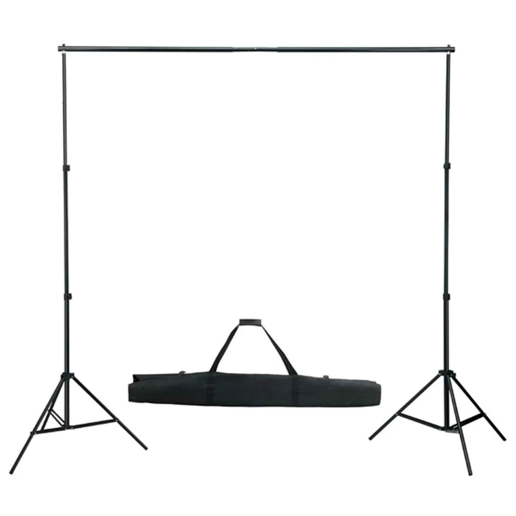 Kit professionale per studio fotografico con softbox e fondale verde 02_0001431