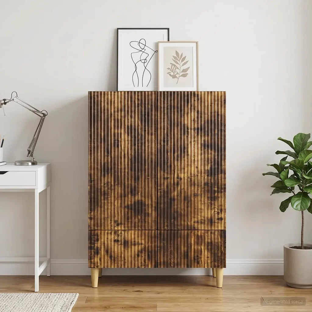 Credenza Rovere Fumo 66 x 34,5 x 95 cm Legno ingegnerizzato 894670