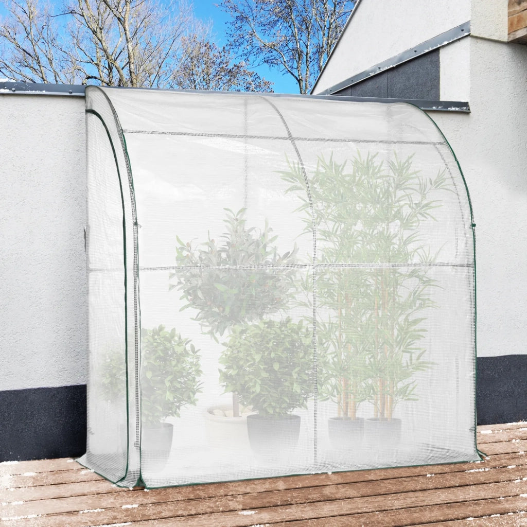 IDMarket - Serra invernale a parete 80 x 200 cm