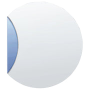 Specchio da parete blu 70 x 79 cm di forma rotonda con ganci Decorazione da parete in stile moderno