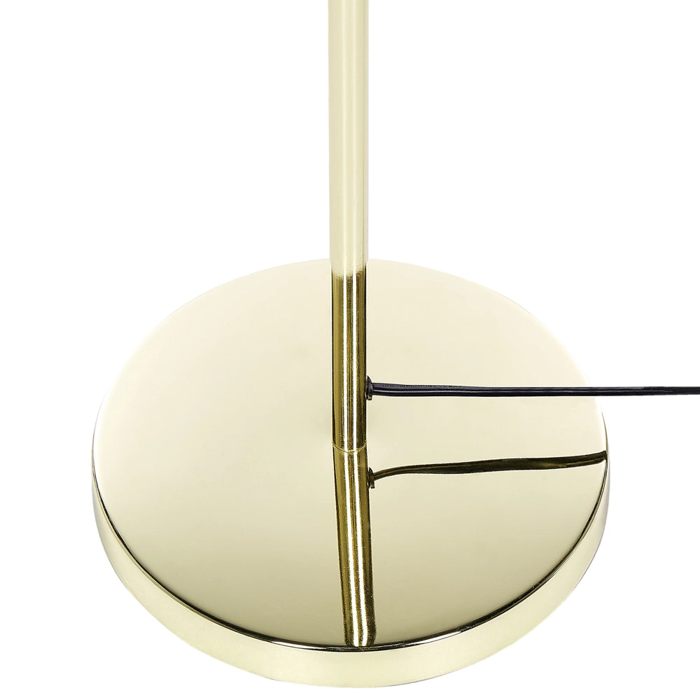 Lampada da terra in metallo con 3 luci metallo oro chiaro soggiorno camera da letto moderno contemporaneo