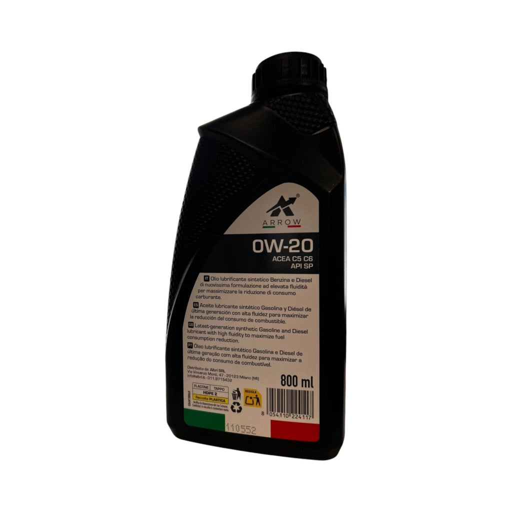 OLIO LUBRIFICANTE PER MOTORI 0W-20
