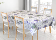 Tovaglia Per Salotto Cucina Tavolo 100% Cotone Made In Italy Provence RP - 140x140 - Provence