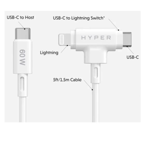 Hyper®  hyperdrive®  usb-c®  7-in - HJ4010WHGL
