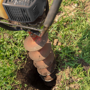 Mototrivella a benzina, motore a 2 tempi di 3 CV 63,3 ccm, con punta elicoidale Ø150mm