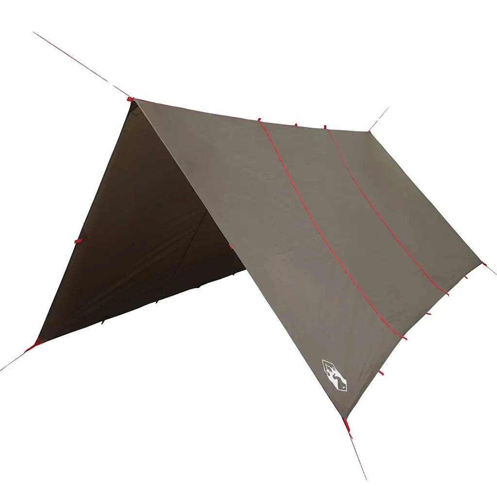 vidaXL Telone da Campeggio Marrone 451x420 cm Impermeabile