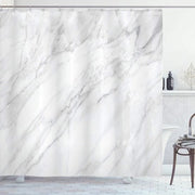 Douchegordijn in Marmo Stained Monocromo 175 x 180 cm - Impermeabile e Rapido all'Asciugatura