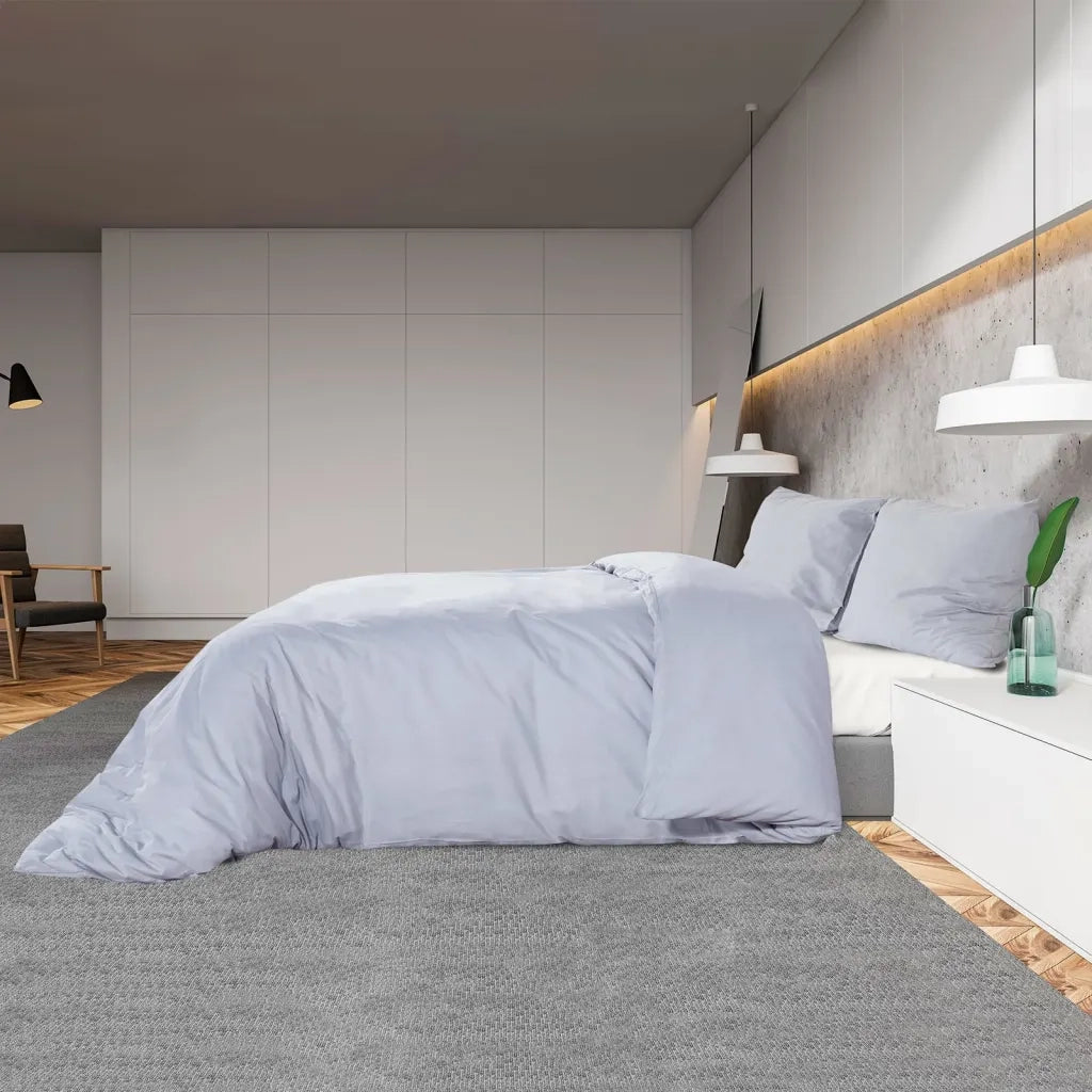 Set Copripiumino Grigio 200x220 cm in Cotone cod mxl 71607