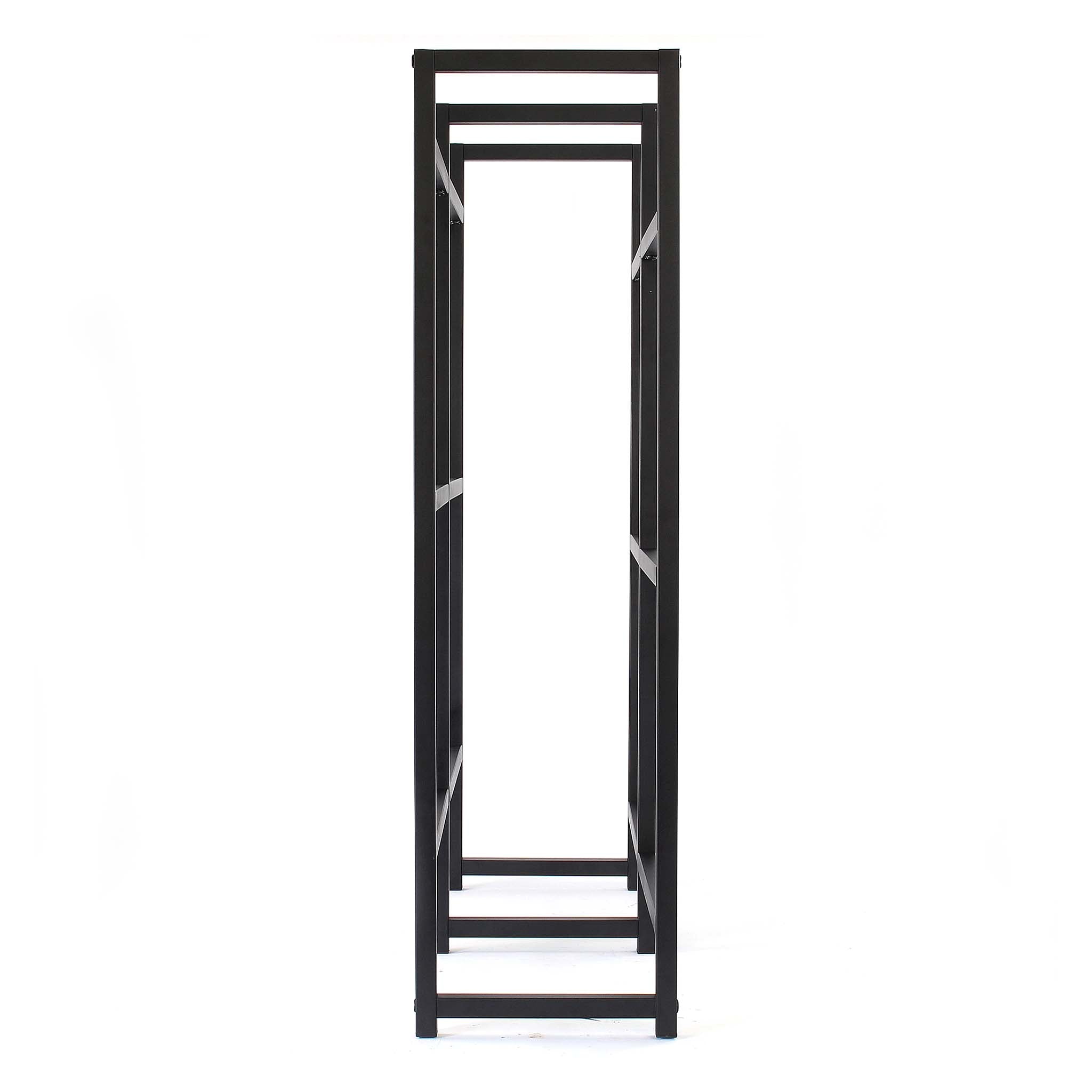 Toboli Scaffale in acciaio a ripiani per 6 casse di bevande, porta casse d'acqua 91x31x116cm, 20 kg/piano