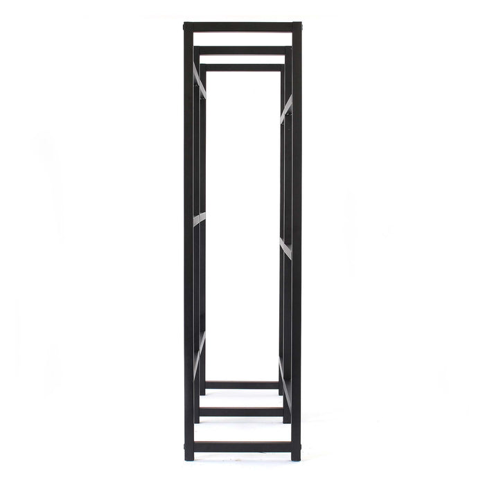 Toboli Scaffale in acciaio a ripiani per 6 casse di bevande, porta casse d'acqua 91x31x116cm, 20 kg/piano