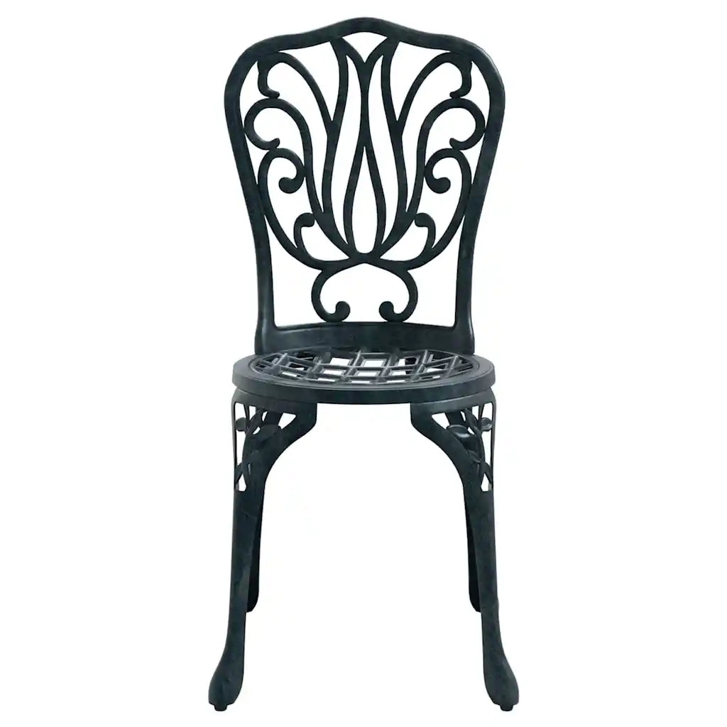 Set Bistro da Giardino 3 pcs Verde Alluminio 42002385