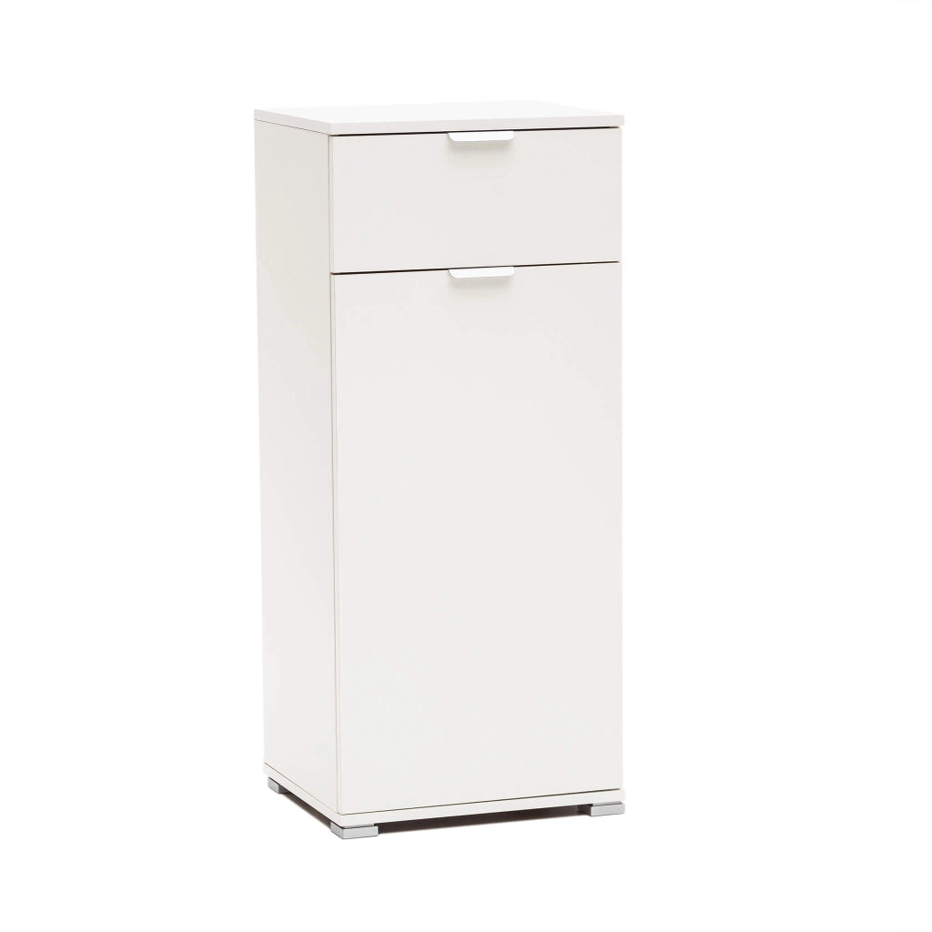 Armadietto da Bagno con cassetto in Legno Composito cm 45x38x103 - CURT
