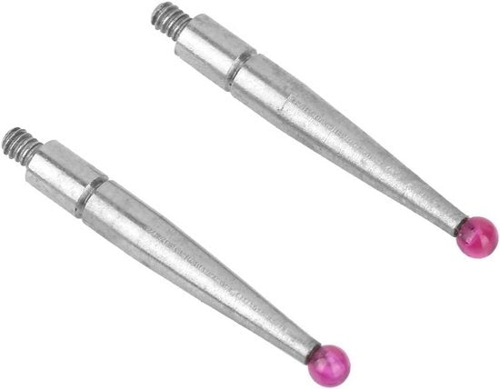 Accessorio di misurazione per orologio di misurazione da 2 pezzi. Accessorio di misurazione per strumento di misura. Punto di contatto per orologio di misurazione (Ruby)