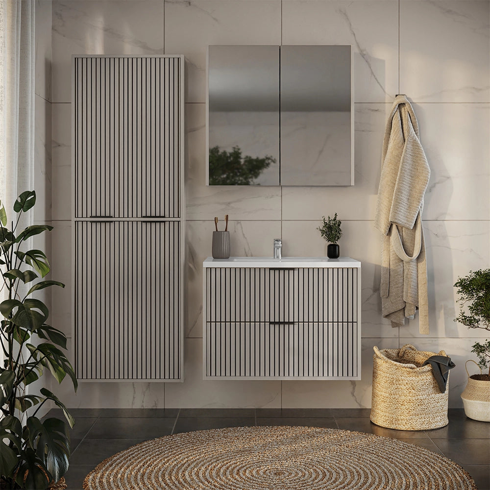 Vicco Set di mobili da bagno Cachemire 4 parti