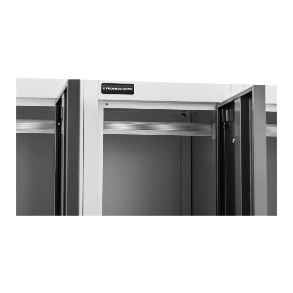 Armadio a 6 scomparti 180 cm grigio 14_0000478