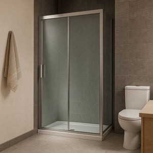 Lato porta box doccia angolare nicchia dafne cristallo 6 mm 110 cm stampato