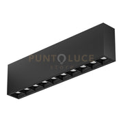 GFA1433C- MODULO LED 10 PUNTI LUCE ATTACCO LED 3000K 1600LM 20W 26,9CM NERO