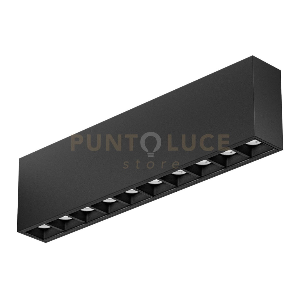 GFA1433C- MODULO LED 10 PUNTI LUCE ATTACCO LED 3000K 1600LM 20W 26,9CM NERO