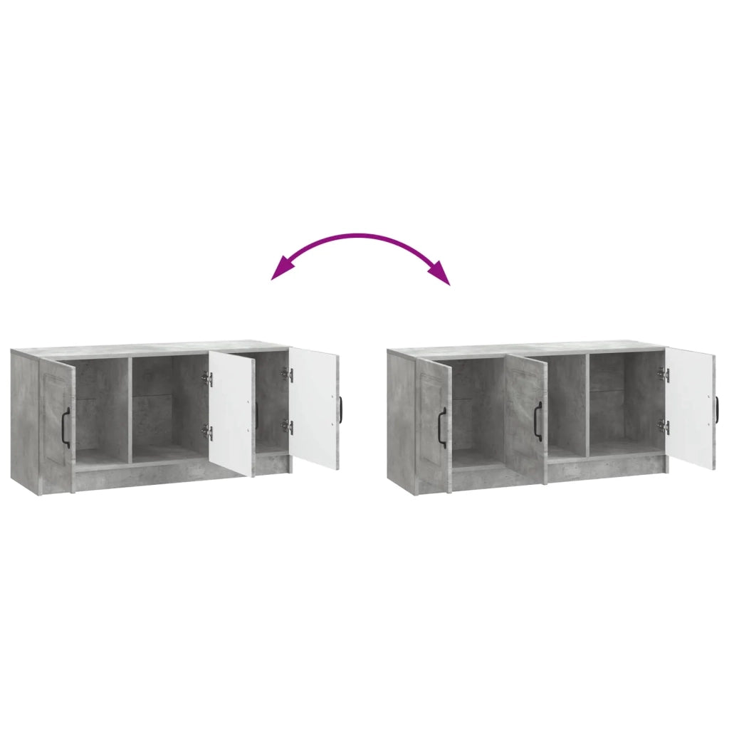 Mobile TV Grigio Cemento 99 x 34,5 x 47 cm Legno ingegnerizzato