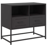Mobile TV | Armadietto TV | Mobile Porta TV Nero 68x39x60,5 cm in Acciaio