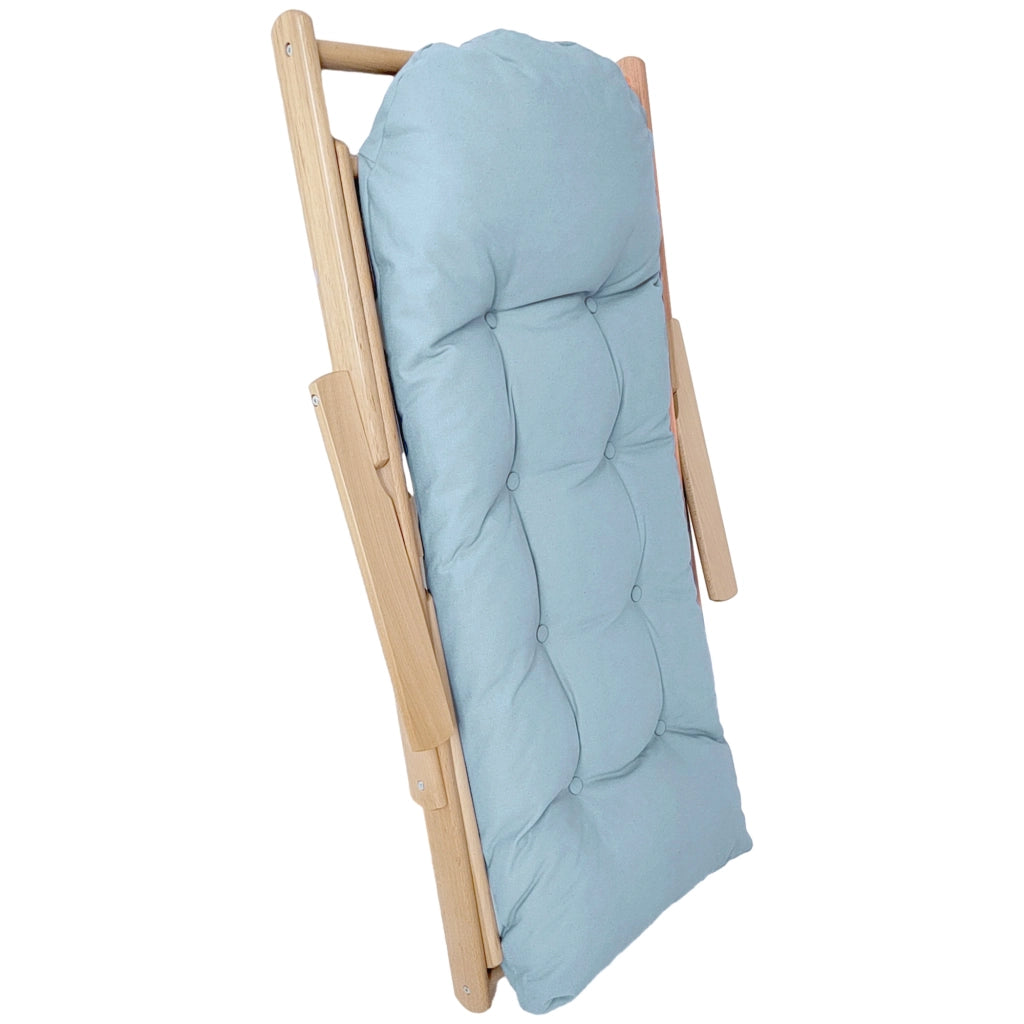 Poltrona Relax Sedia Reclinabile Massaggiante ¨C Zephmum ¨C Grigio Chiaro Tessuto Velluto