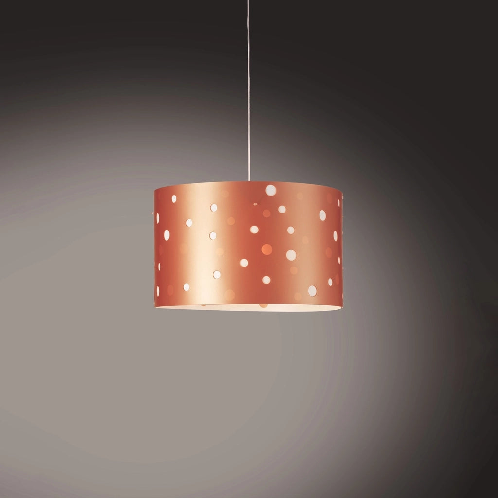 Lampadario Moderno Pois Polilux ® Rame Materie Plastiche Bianco 3 Luci E27