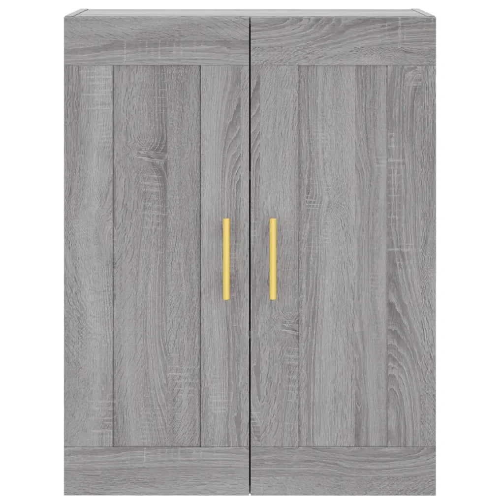 Credenza Grigio Sonoma 69,5x34x180 cm in Legno Multistrato 3200063