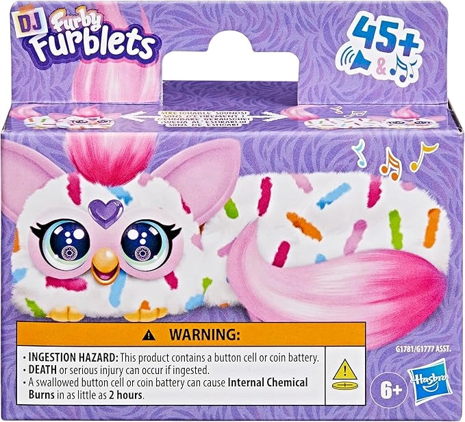 Furby DJ Furblets, Berry-Cup-Cake - Piu di 45 suoni estendibili - Hasbro - Eta 6+