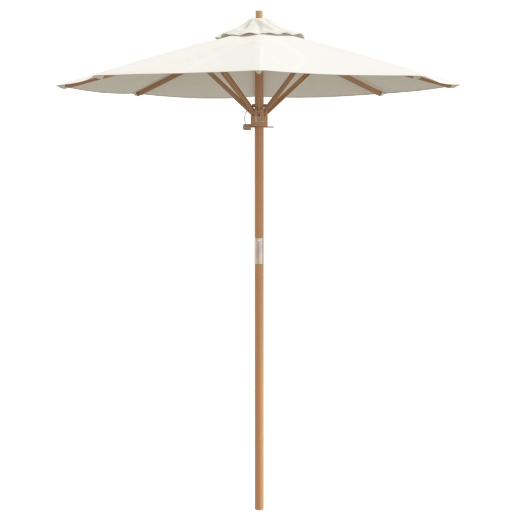 Ombrello da Giardino Bianco Panna 180x230 cm BambÃ¹