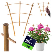 KADAX Drabinka bambusowa potrójna 26cm 100558 BAM3