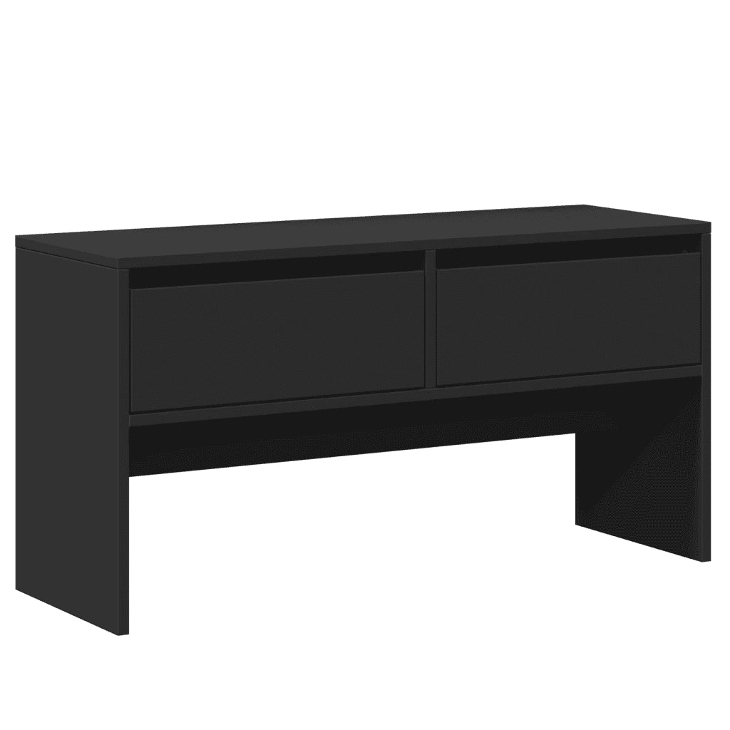 vidaXL Set Mobili da Ingresso 4 pz Nero in Legno Multistrato